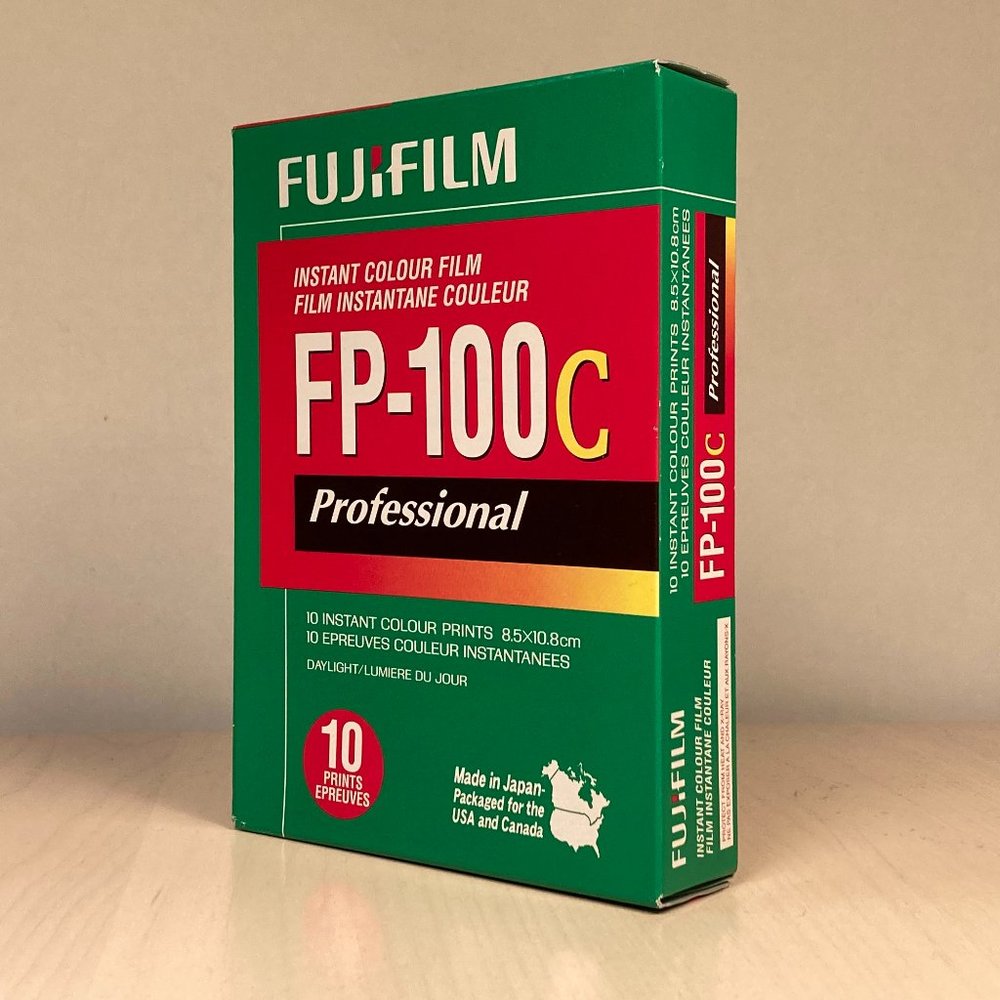 Fujifilm FP100C Instant Color Pack Film - Cold Stored | 8.5x10.8cm (Ex. 2018-09)
